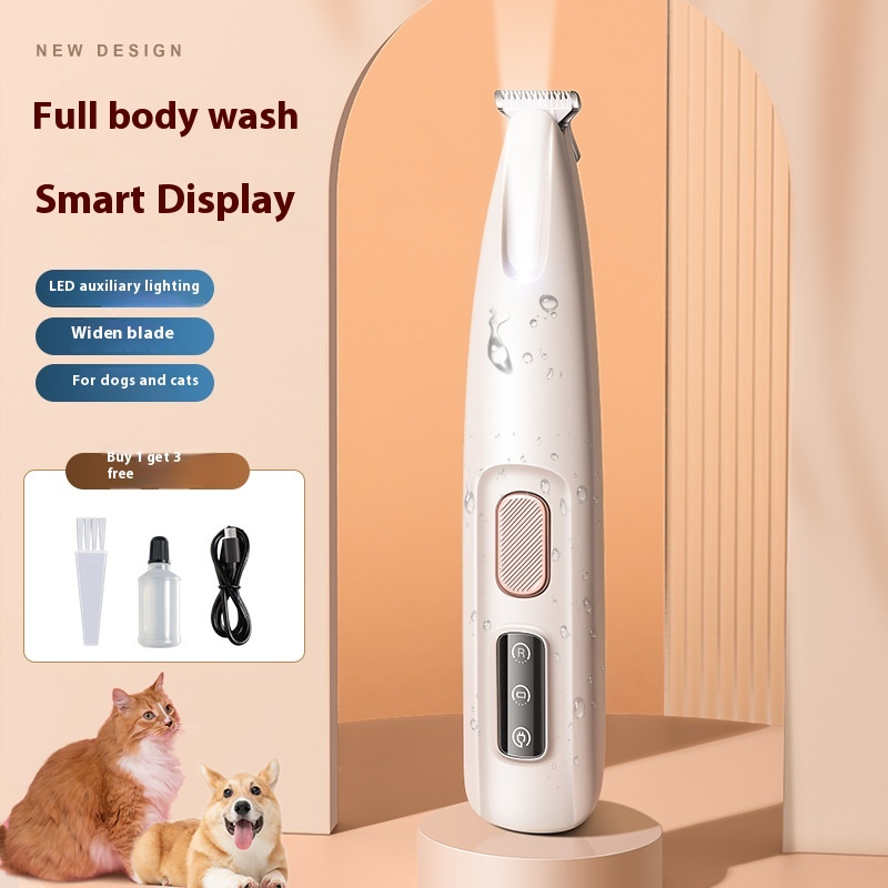 Hundepotetrimmer med LED-lys- Pris 399 kr! Kjøp nå betal senere med Klarna hos Hubes.no