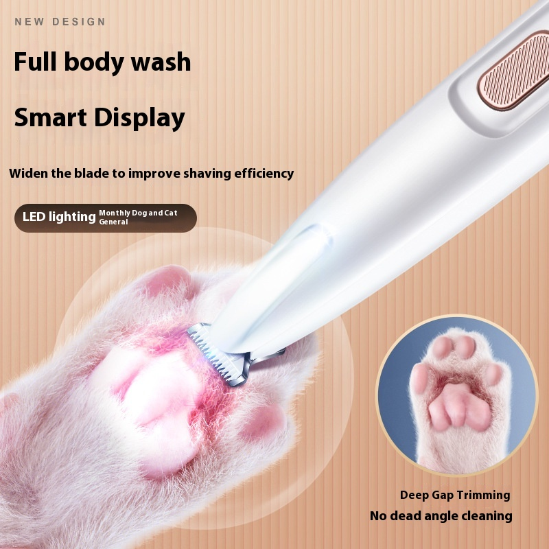Hundepotetrimmer med LED-lys- Pris 399 kr! Kjøp nå betal senere med Klarna hos Hubes.no