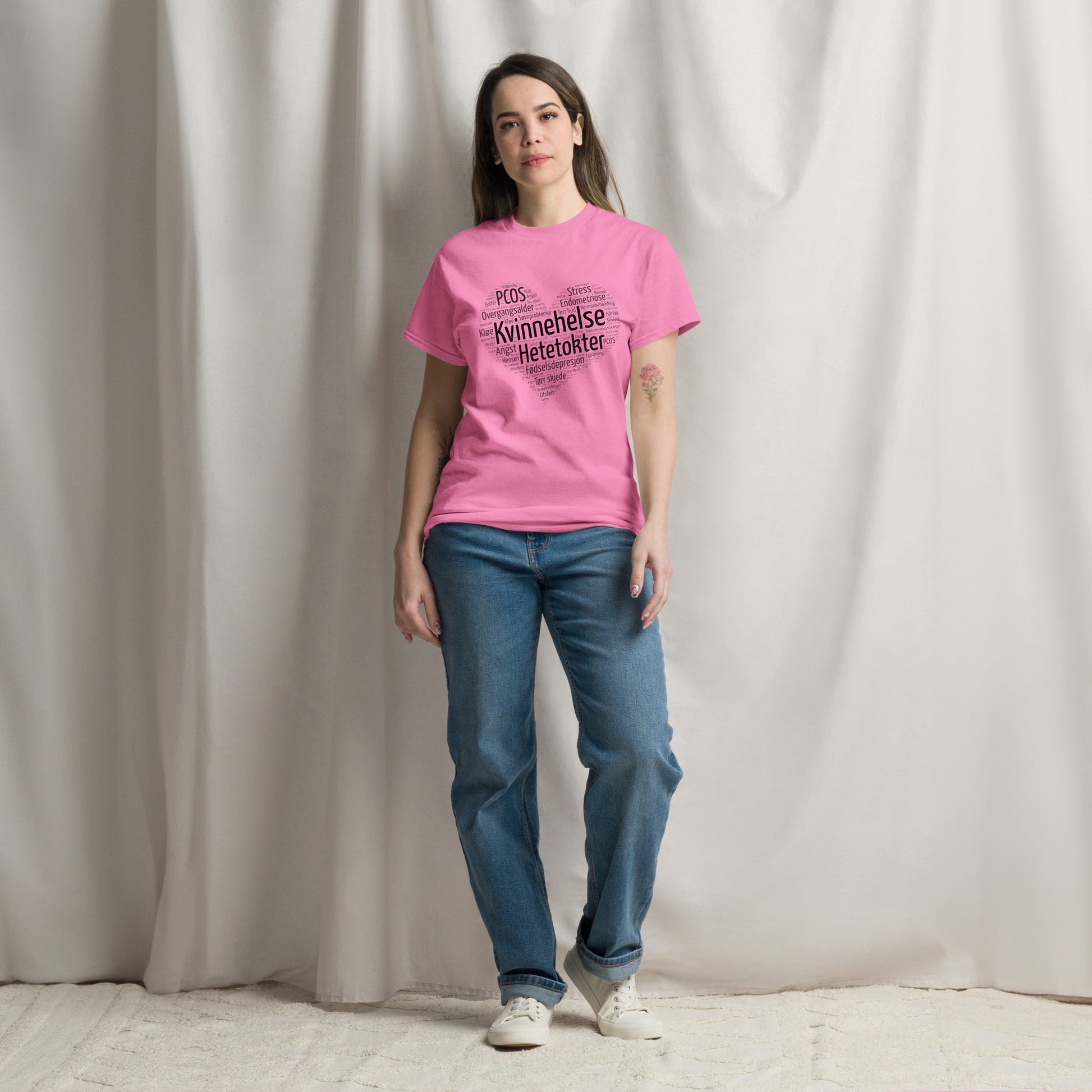Kvinnehelse - Unisex classic t-shirt - Hubes.no