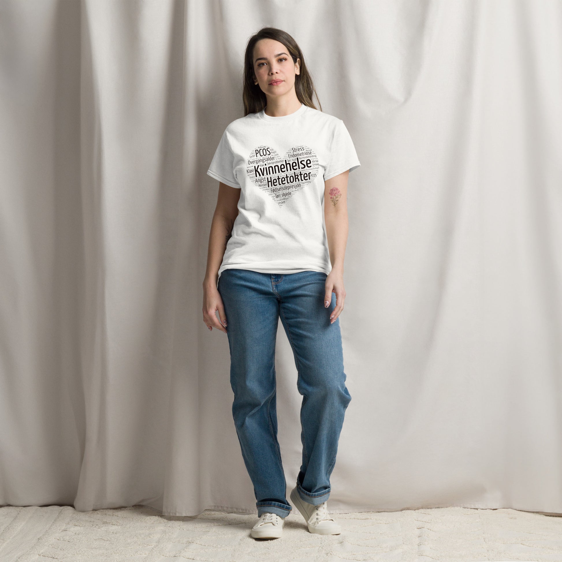 Kvinnehelse - Unisex classic t-shirt - Hubes.no