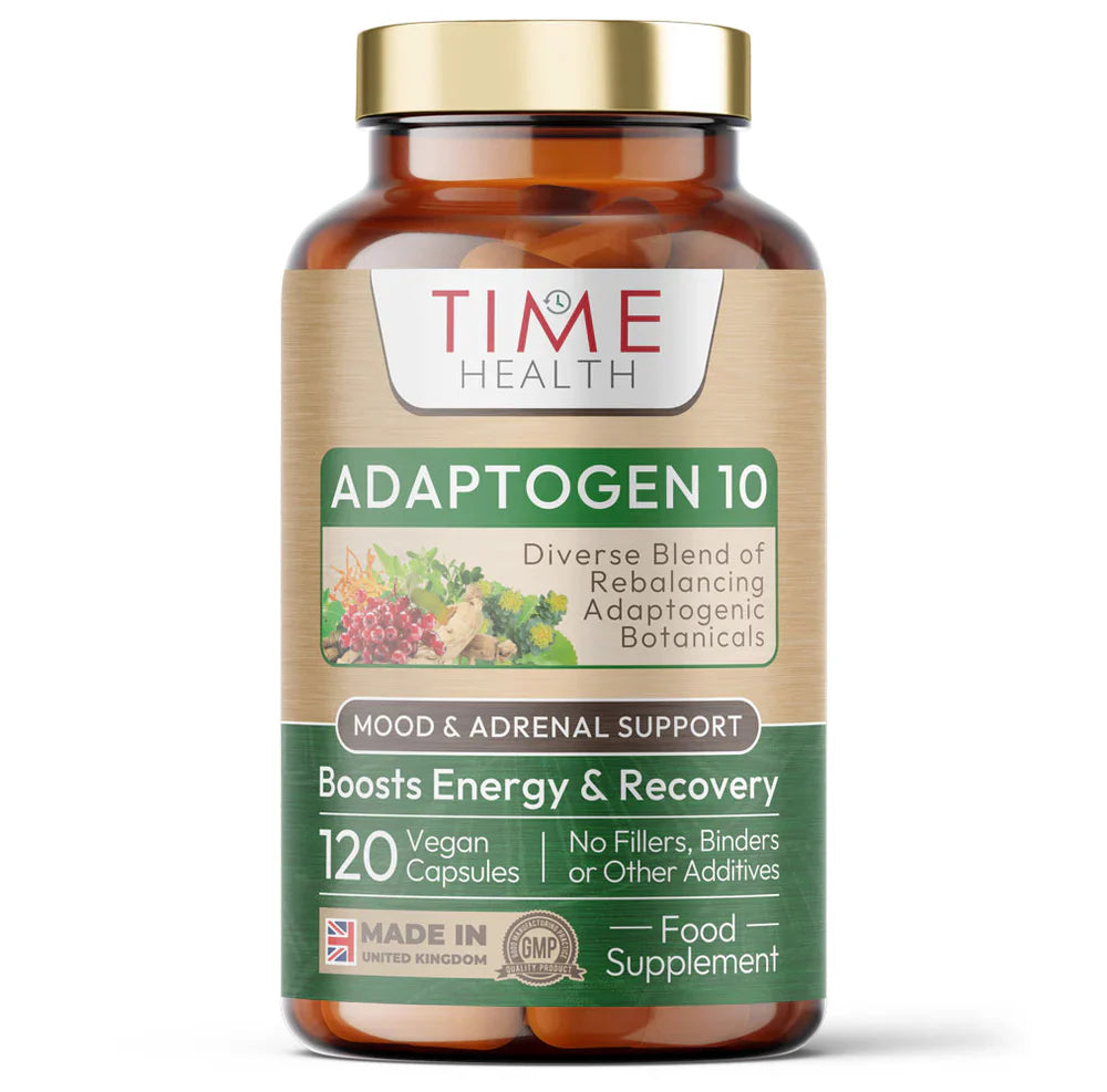 Adaptogen 10 - Ashwagandha, Bacopa, Holy Basil, Rhodiola Rose...