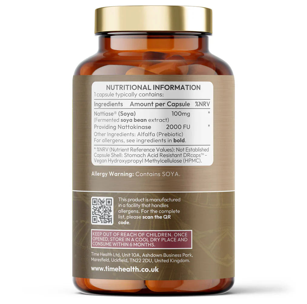 Nattokinase Capsules (2000 FU - 100mg)