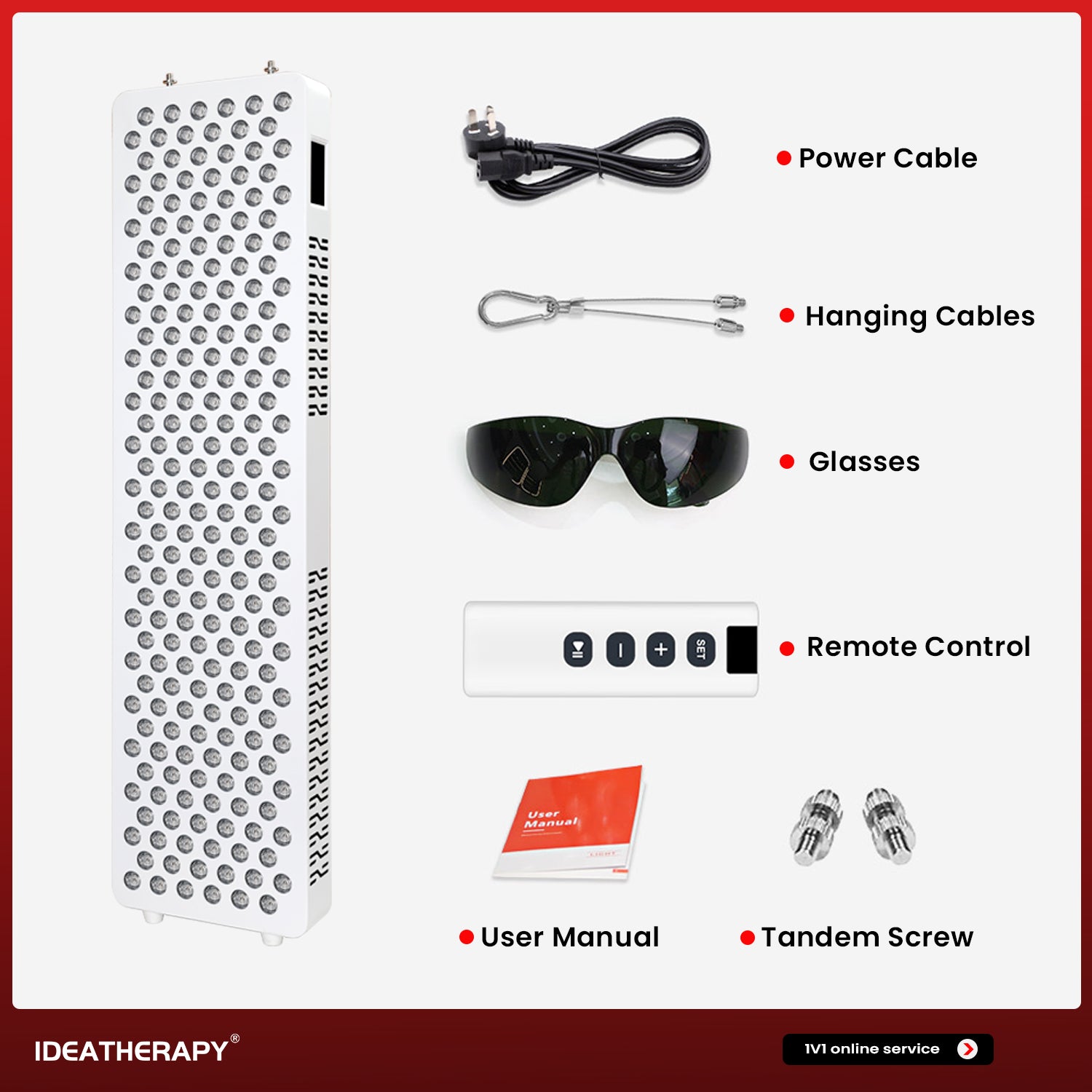 Uno Vita`s RLPRO450Max - advanced 9-Wavelength High-Power Light Therapy Panel