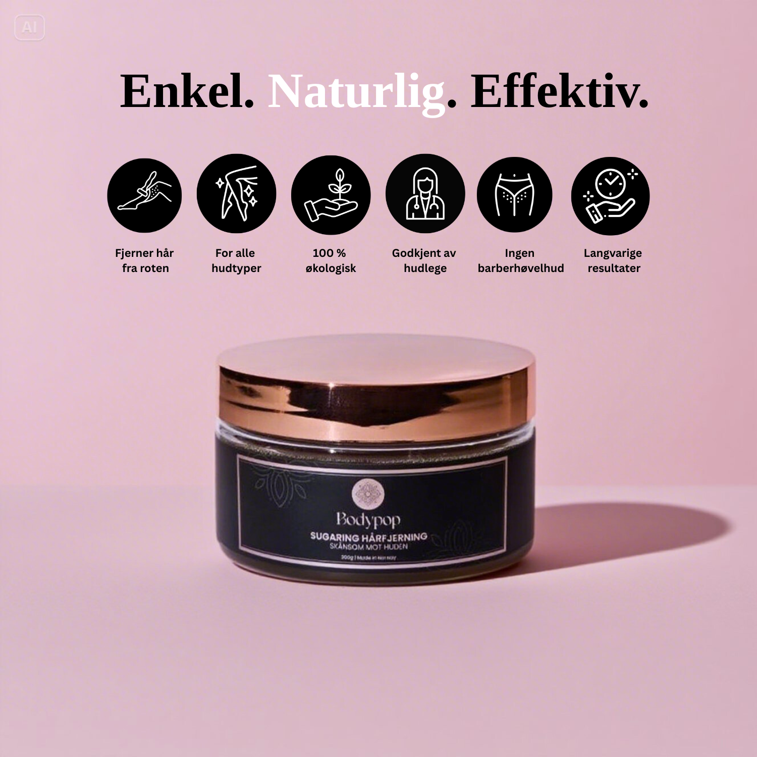 Sugaring hårfjerningspasta