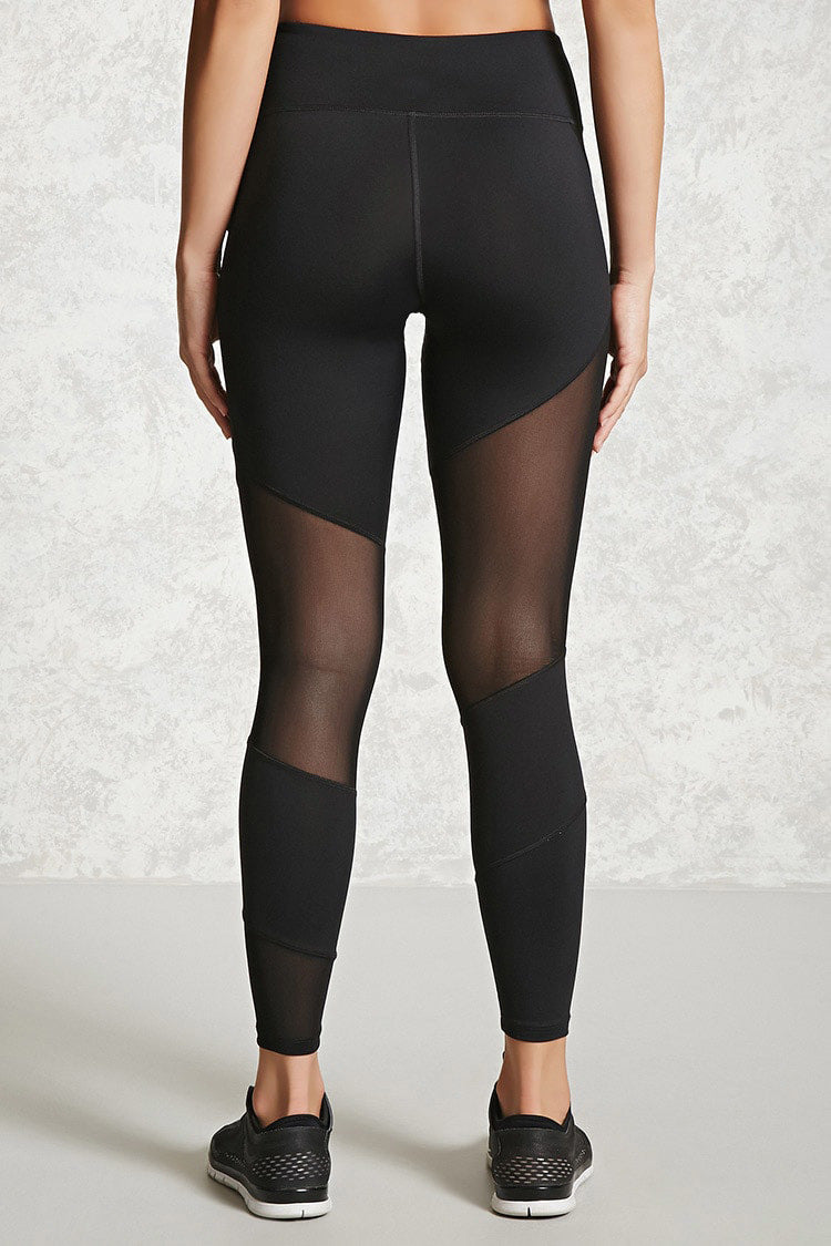 Sort mesh trening og yoga tights - fra Red Medusa - Pris 399 kr! Kjøp nå betal senere med Klarna hos Hubes.no