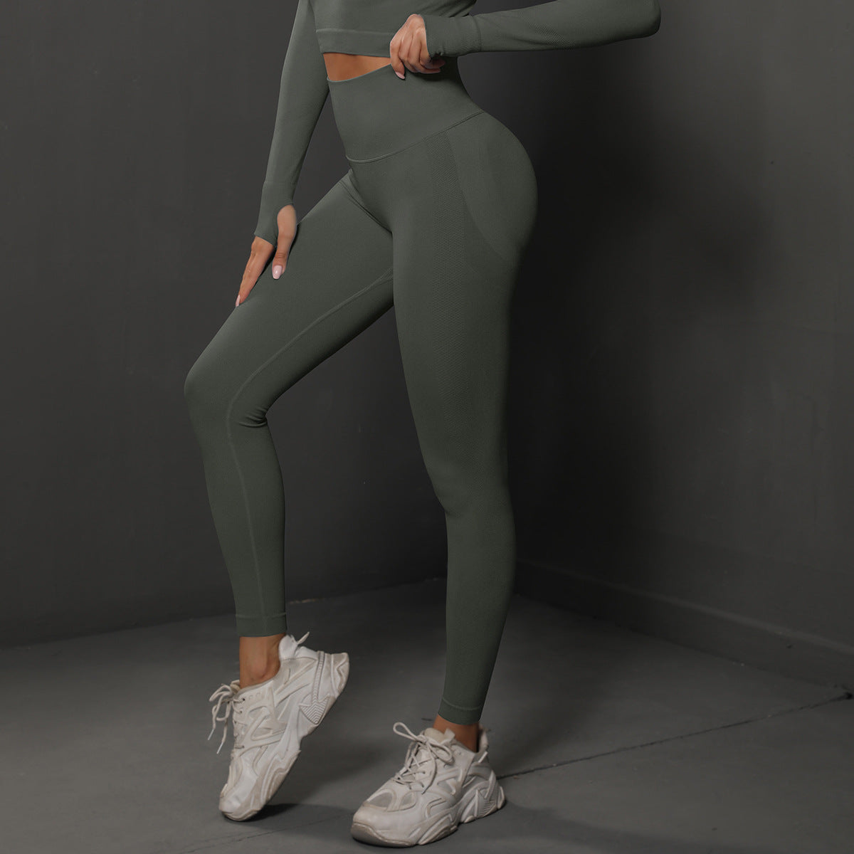 High Waist Seamless  Gym Legging - fra Red Medusa - Pris 699 kr! Kjøp nå betal senere med Klarna hos Hubes.no