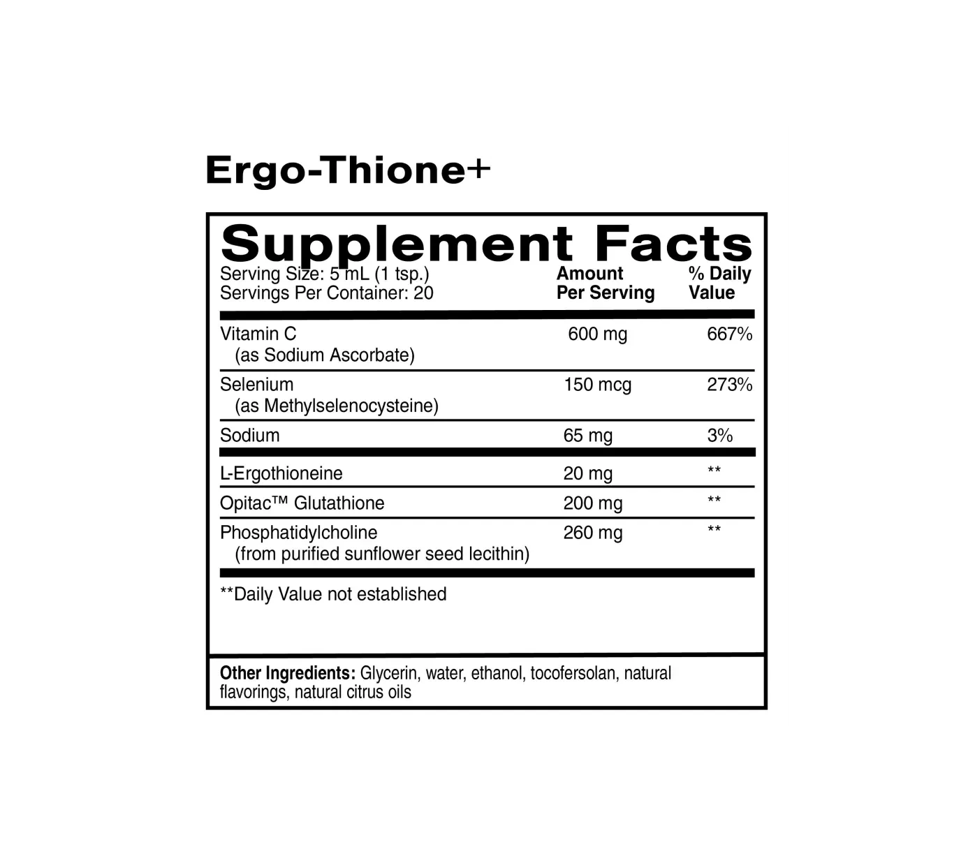 Ergo-Thione+ liposomal