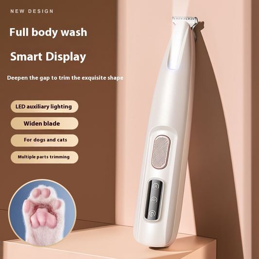 Hundepotetrimmer med LED-lys- Pris 399 kr! Kjøp nå betal senere med Klarna hos Hubes.no
