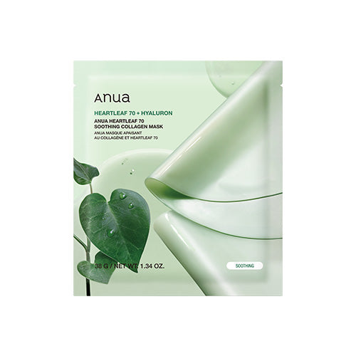 Heartleaf 70 Soothing Collagen Mask 38g