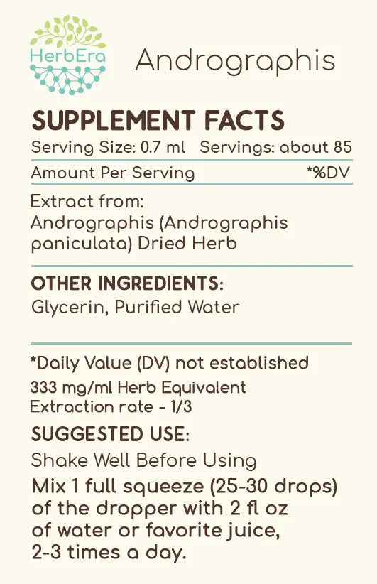 HerbEra Andrographis Tincture