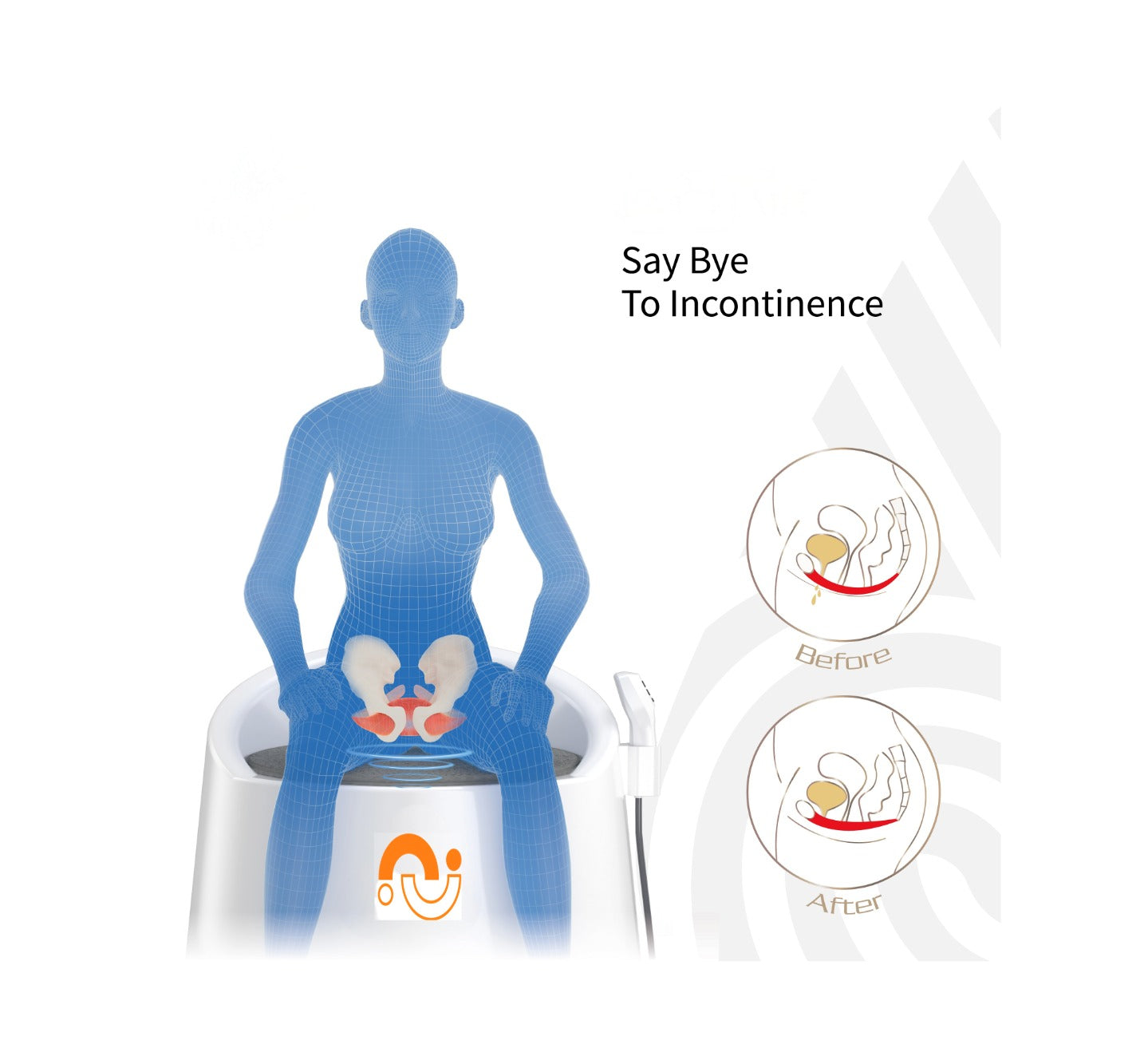 Uno Vita`s EM Chair Pro Pelvic Floor Stimulation