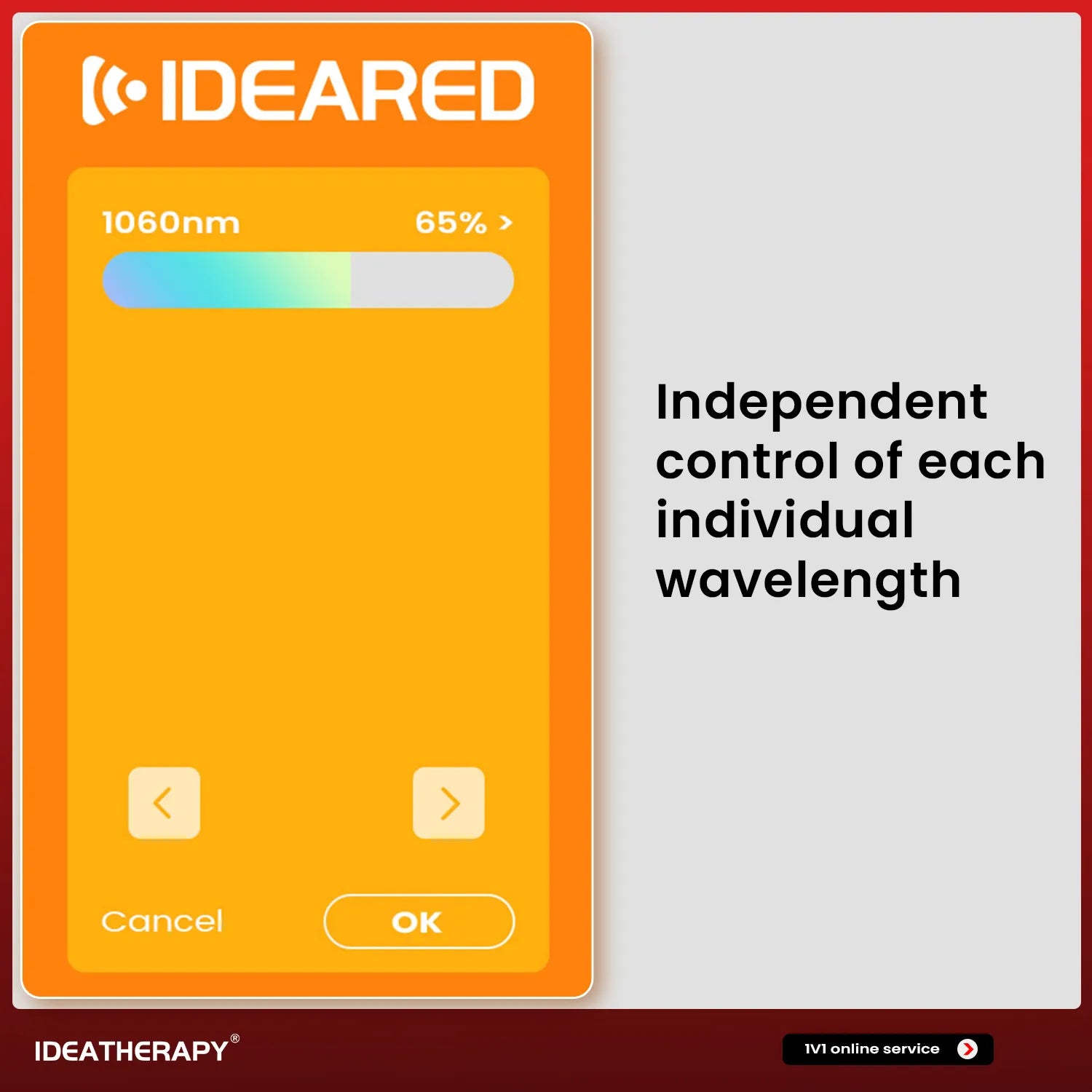 Uno Vita's RLPRO300 LED Therapy Light (full spectrum red light therapy)