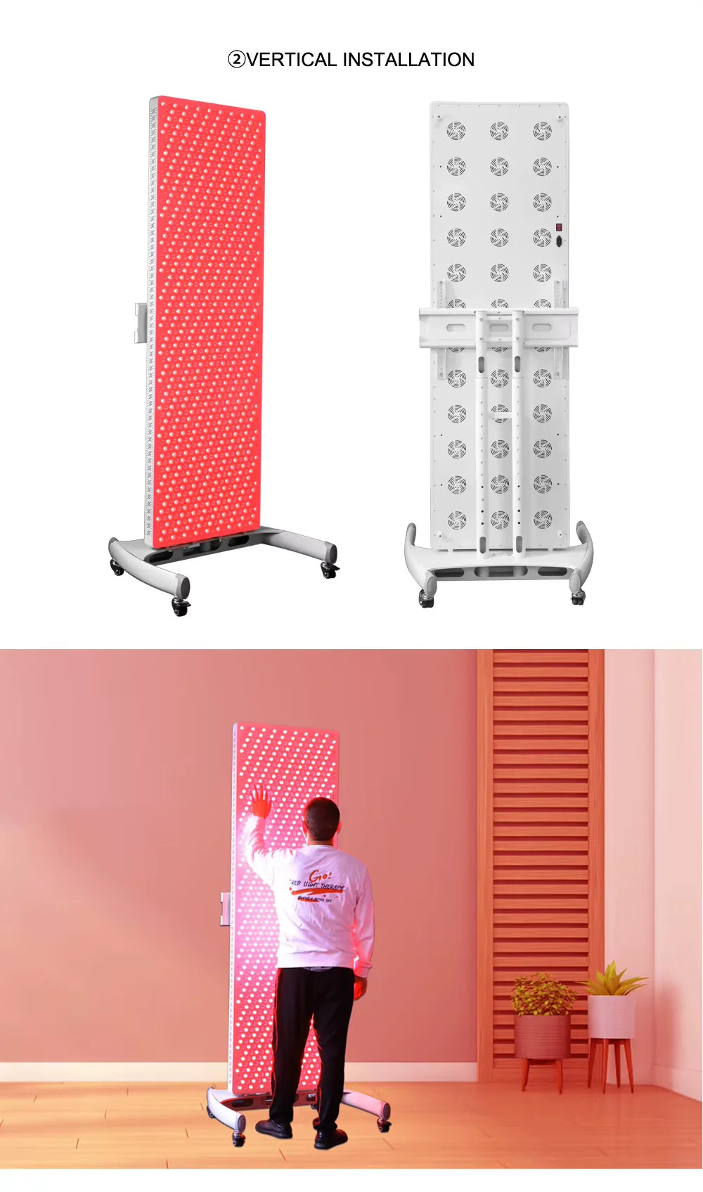 Uno Vita's RLPRO2000 LED Therapy Light (full spectrum red light therapy)