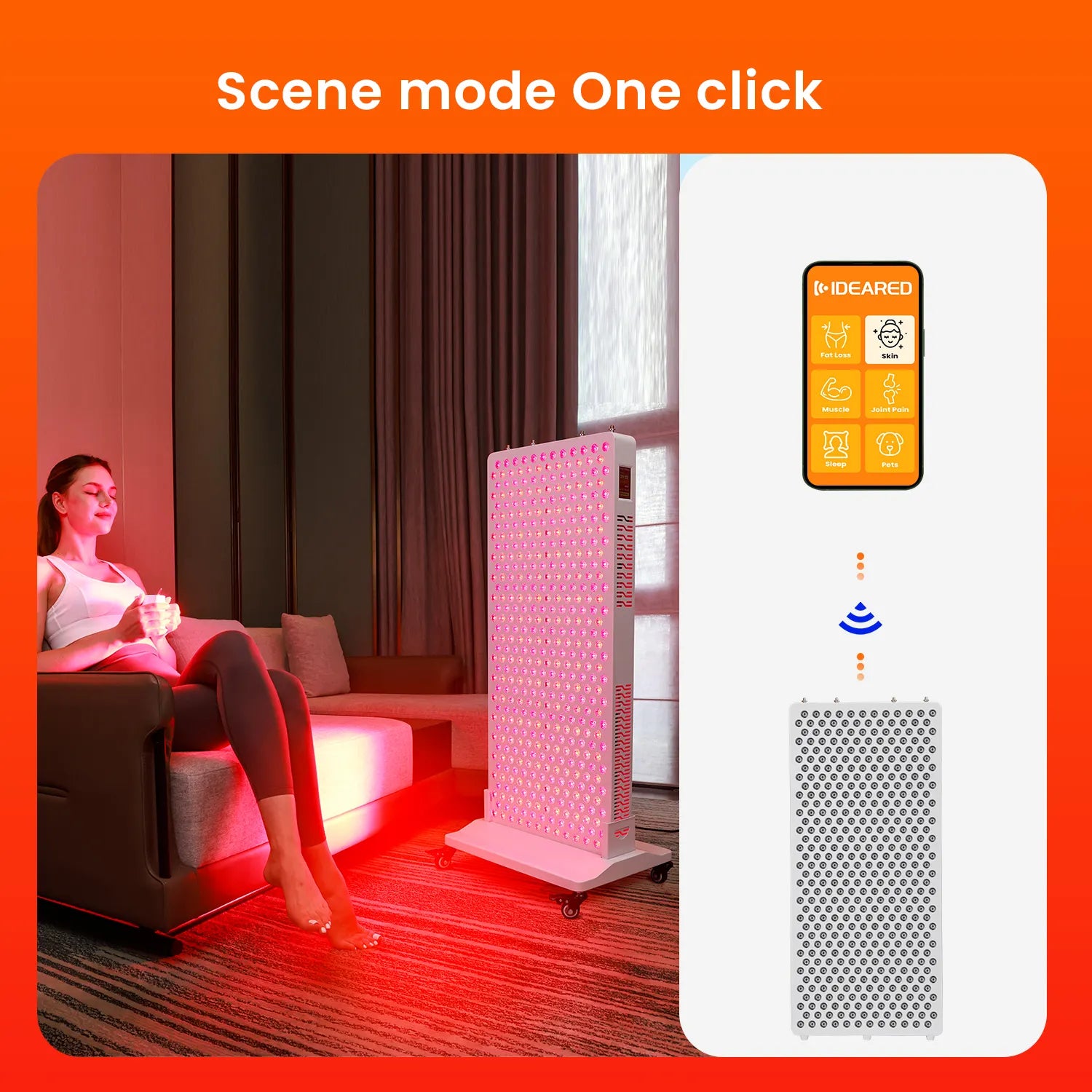 Uno Vita's RLPRO600 LED Therapy Light (full spectrum red light therapy)