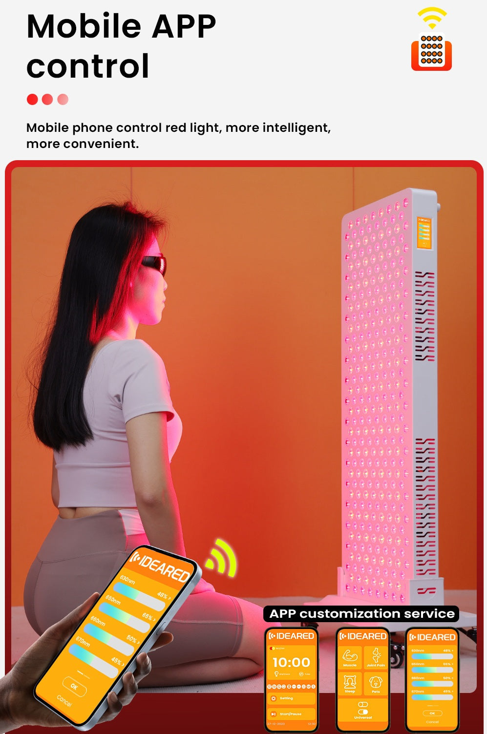 Uno Vita's RLPRO300Max LED Therapy Light (full spectrum)