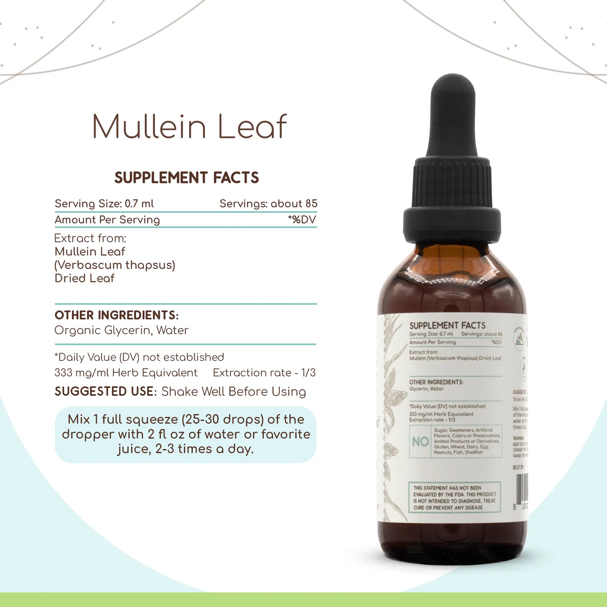 HerbErea Mullein Leaf Tincture