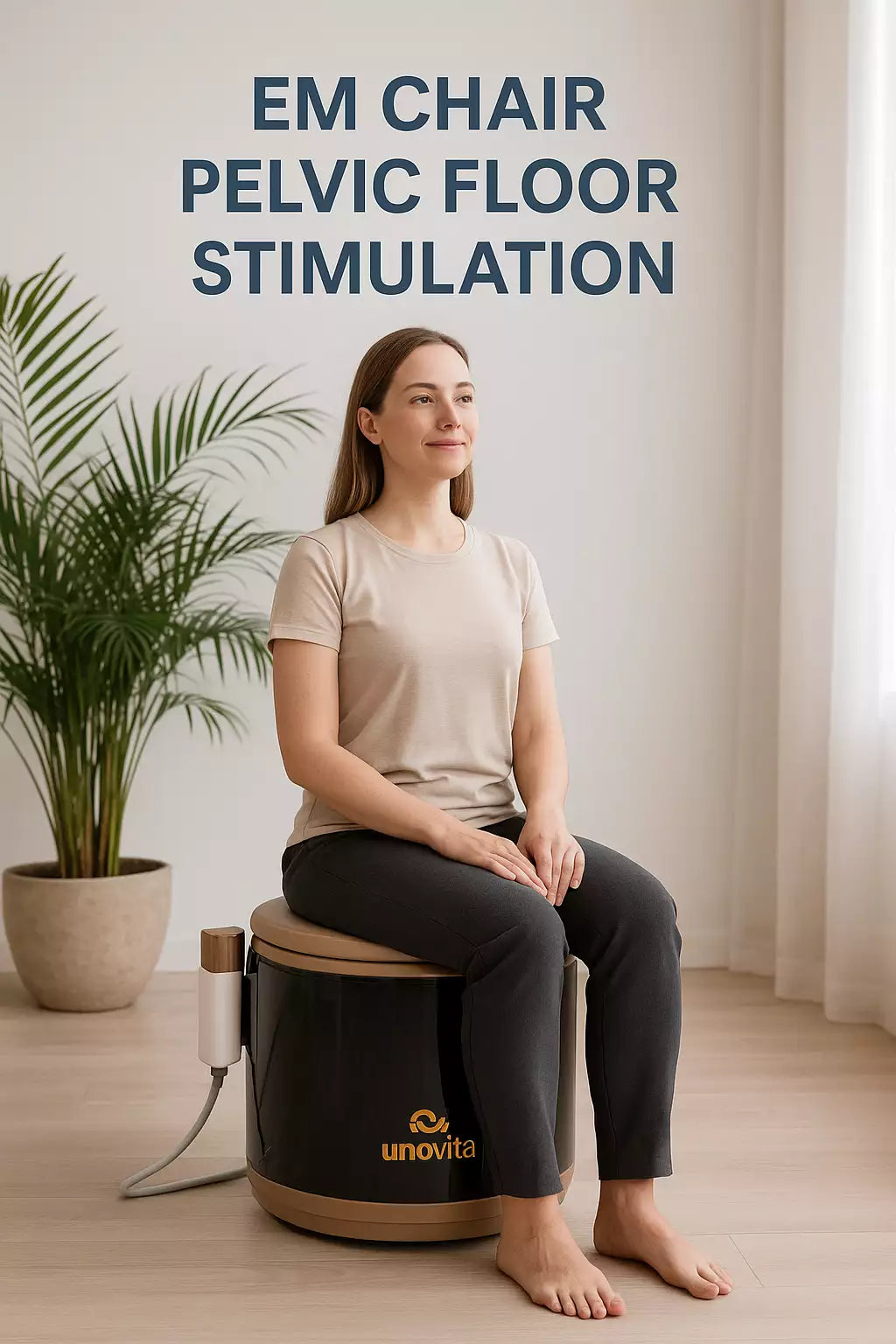 Uno Vita`s EM Chair Mini Pelvic Floor Stimulation