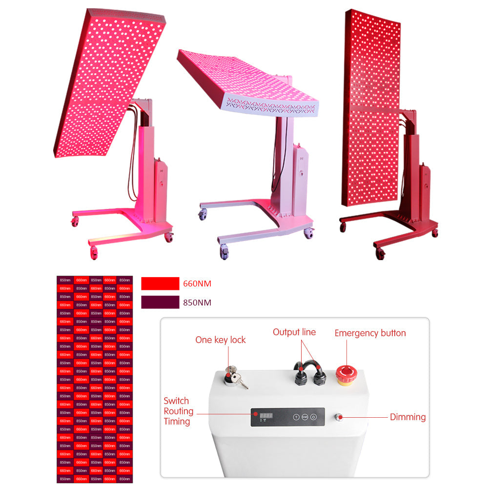 Uno Vita`s Red Light Therapy Bed and Panel for clinics and professionals