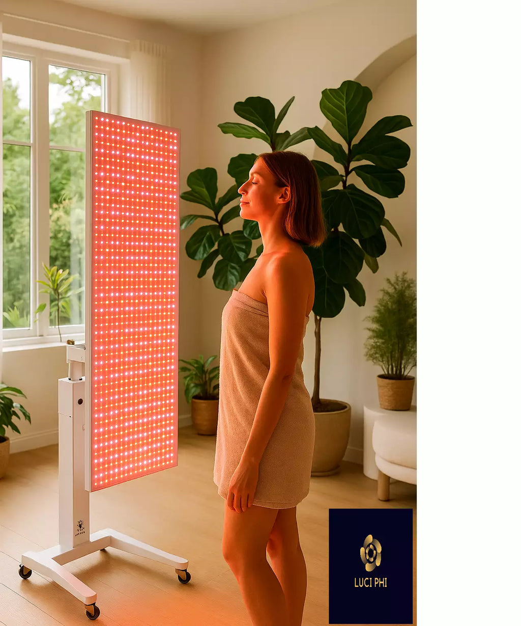 Uno Vita`s RLPRO2000L 9-Wavelength High-Power Light Therapy Panel with Professional Stand