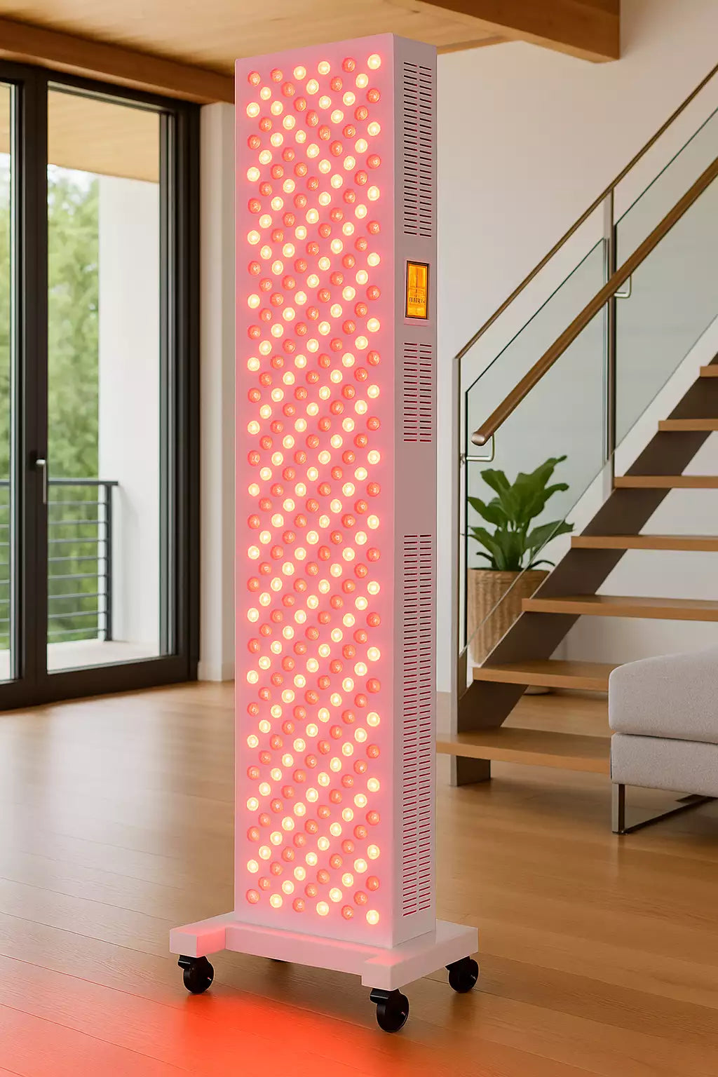 Uno Vita`s RLPROMax600- advanced 9-Wavelength High-Power Light Therapy Panel (white)