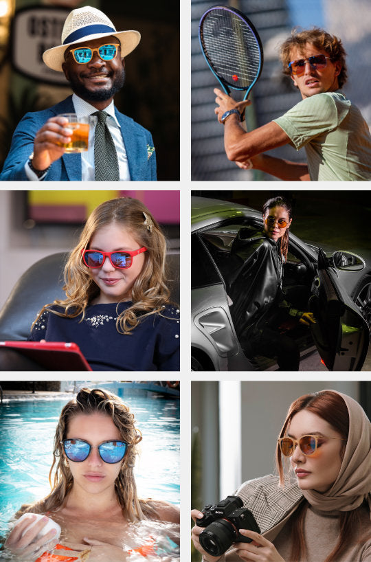 Tesla Smart Glasses Hyperlight Eyewear (Orange)