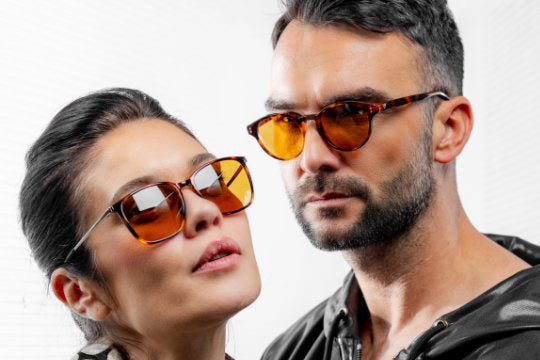 Tesla Smart Glasses Hyperlight Eyewear (Orange)