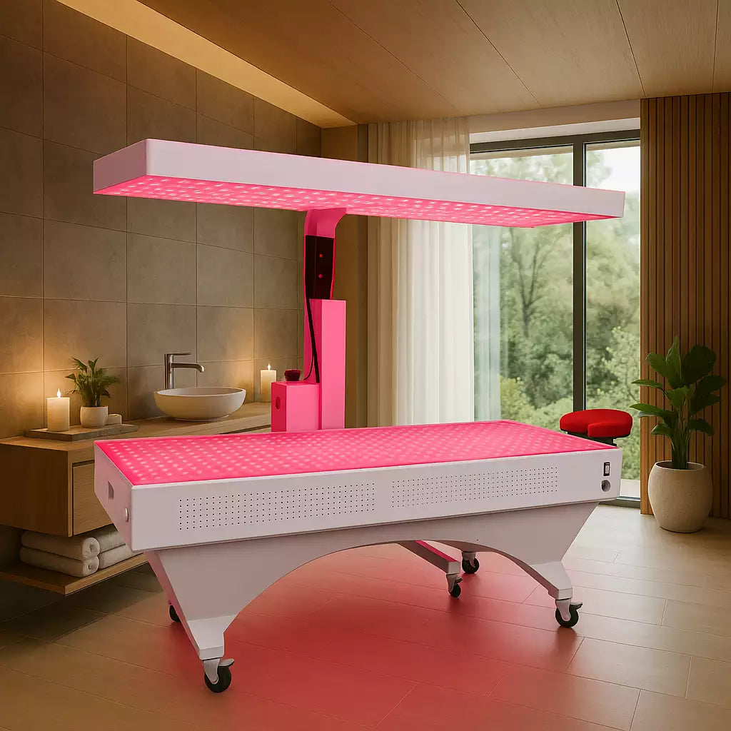 Uno Vita`s Red Light Therapy Bed and Panel for clinics and professionals