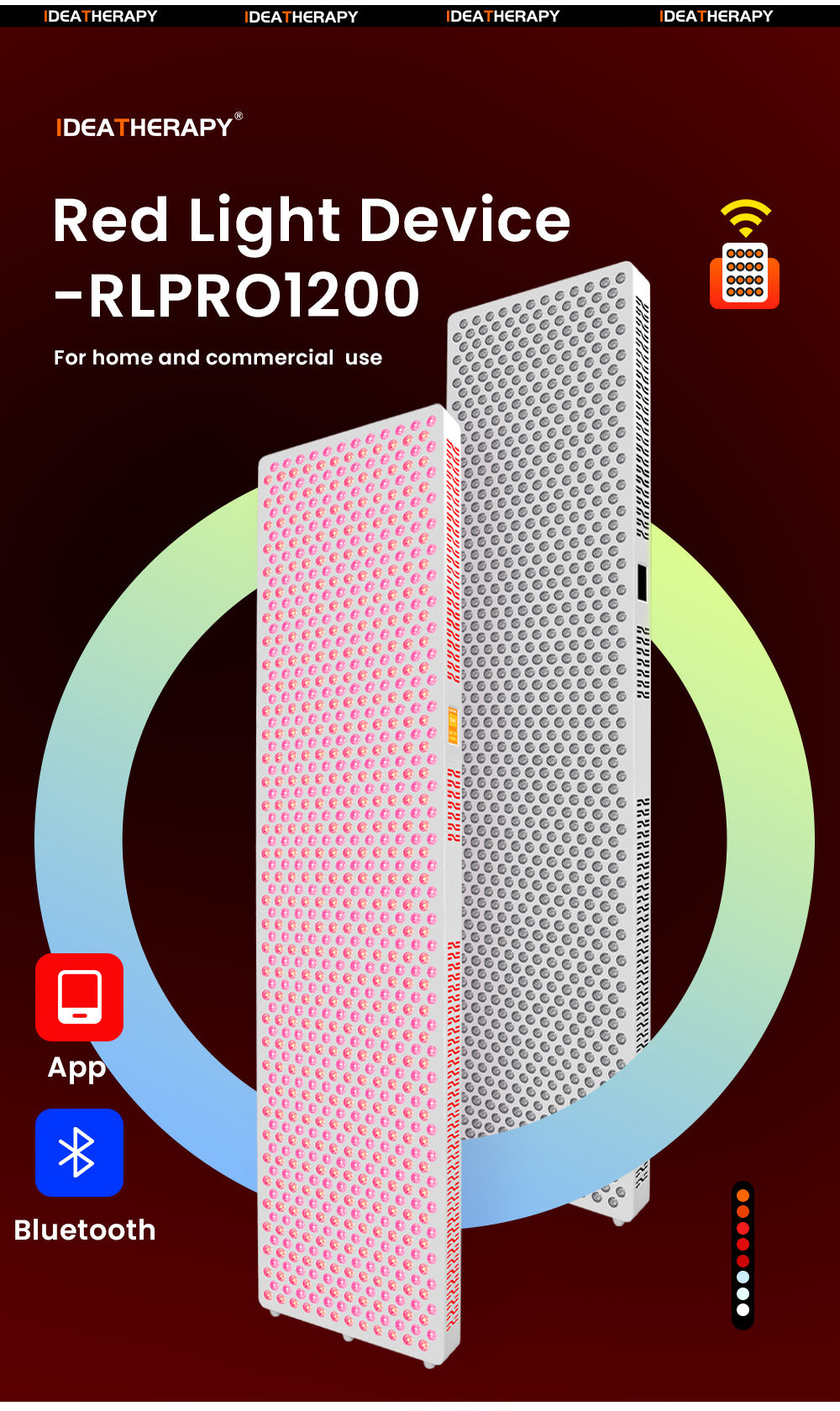 Uno Vita's RLPRO1200 LED Therapy Light (full spectrum)