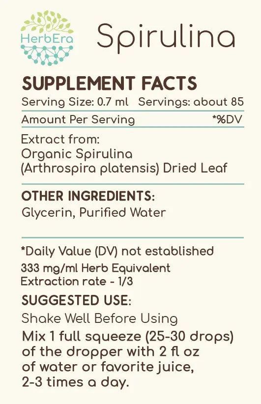 HerbEra Spirulina Tincture
