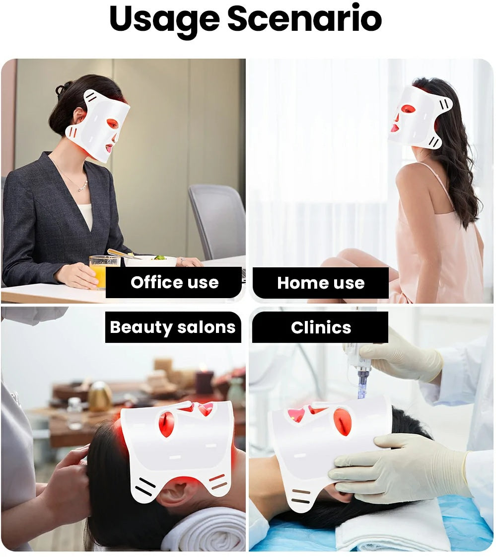 Uno Vita`s Advanced Beauty LED Light Therapy Facemask TLM200-K 510