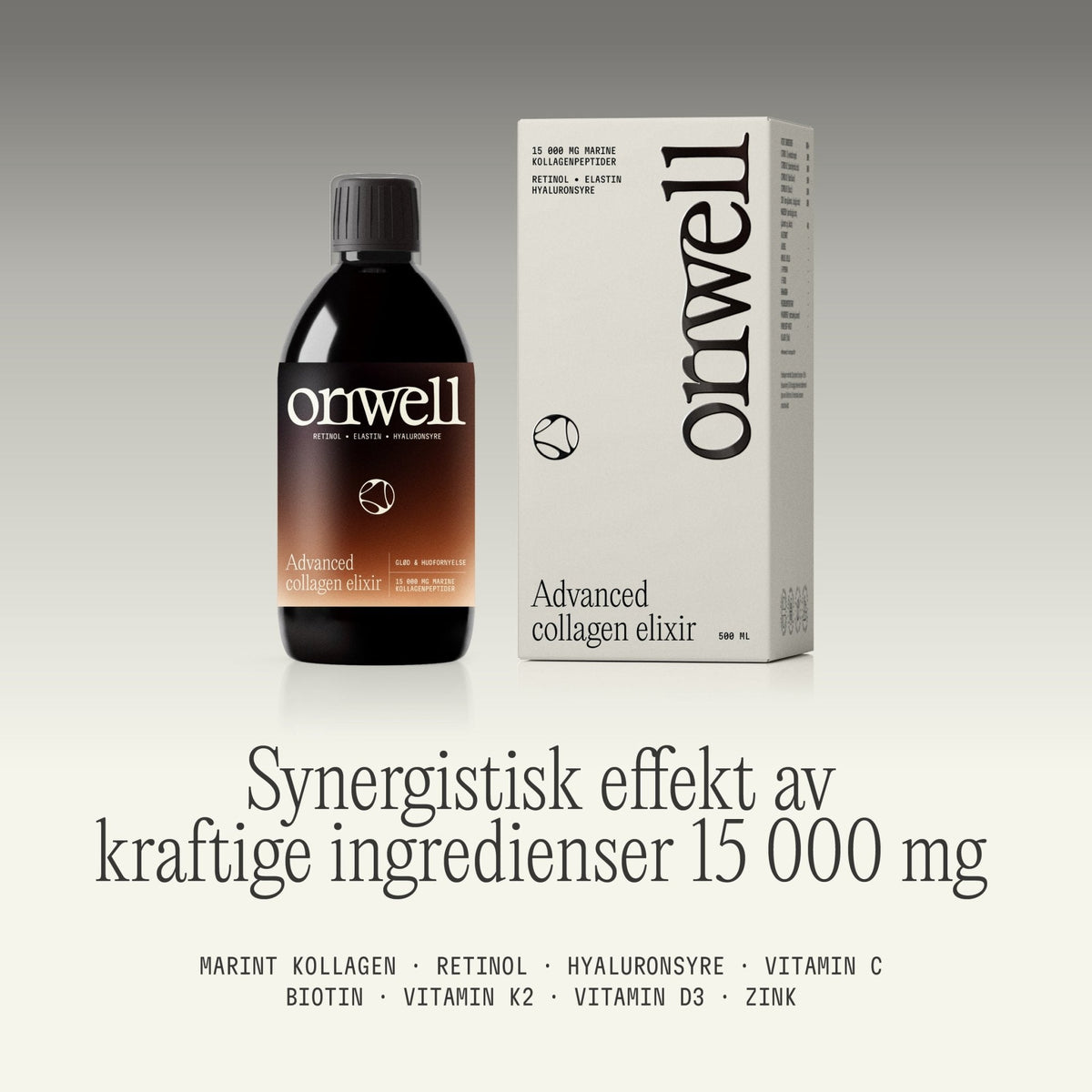 Advanced Collagen Elixir – 15 000 mg marint kollagen