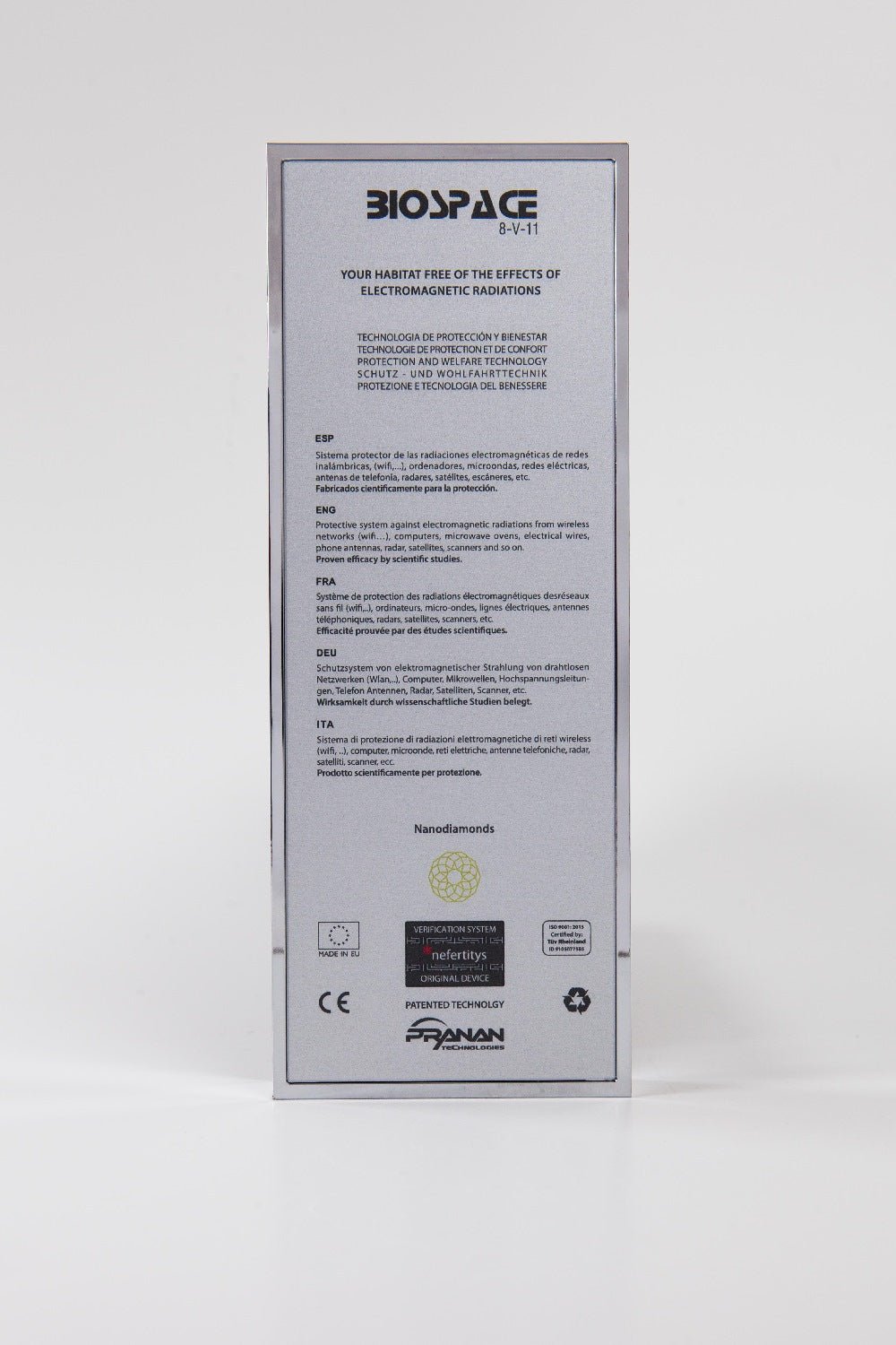 BIOSPACE diamant EMF-områdebeskyttelse ( 5G og 6G)