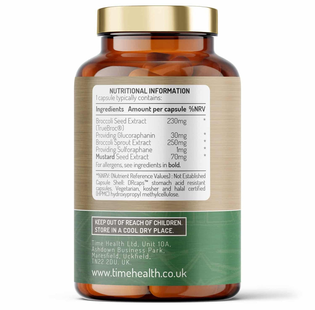 Broccoli Extract – Glucoraphanin & Sulforaphane from Broccoli Seed & Sprout (60 caps)