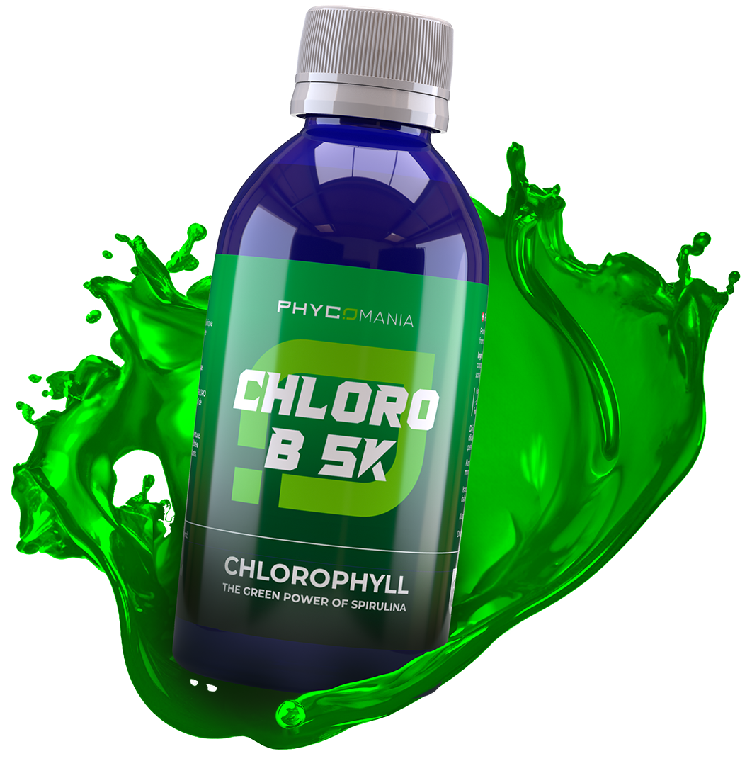 CHLORO B 5K CHLOROPHYLL The Green Power of Spirulina