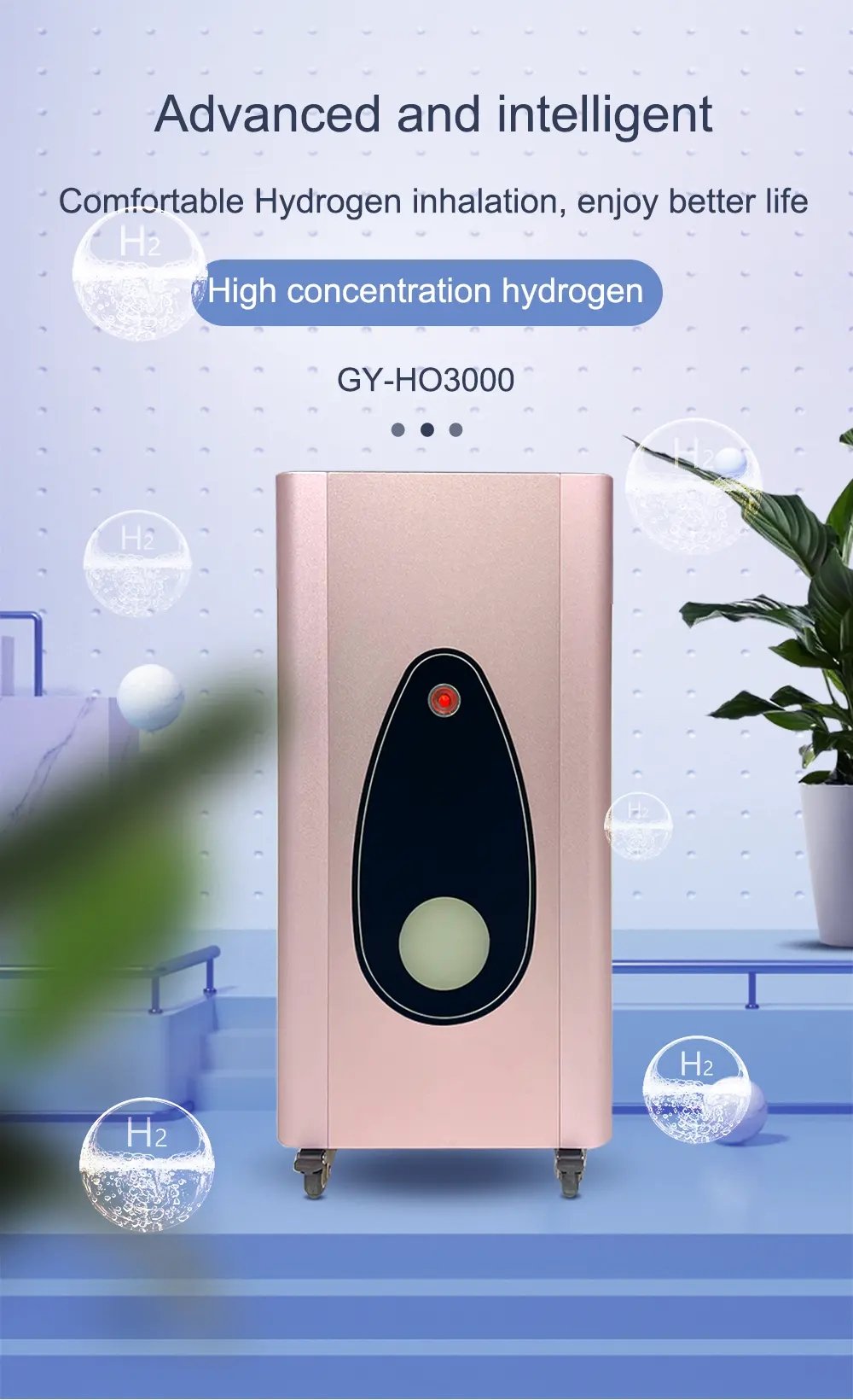 Hydrogen inhalator GY-H3000 (2000 ml H2)