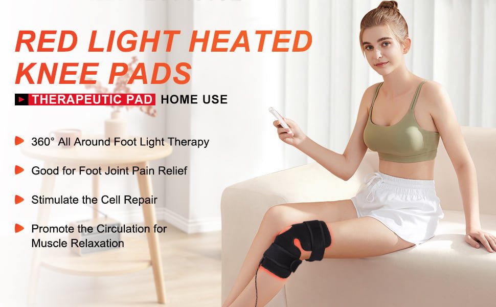 Uno Vita`s Red Light Therapy Device Knee Elbow Pads