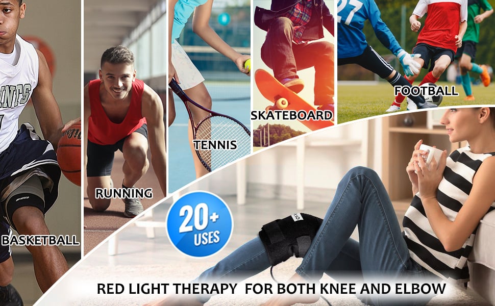 Uno Vita`s Red Light Therapy Device Knee Elbow Pads