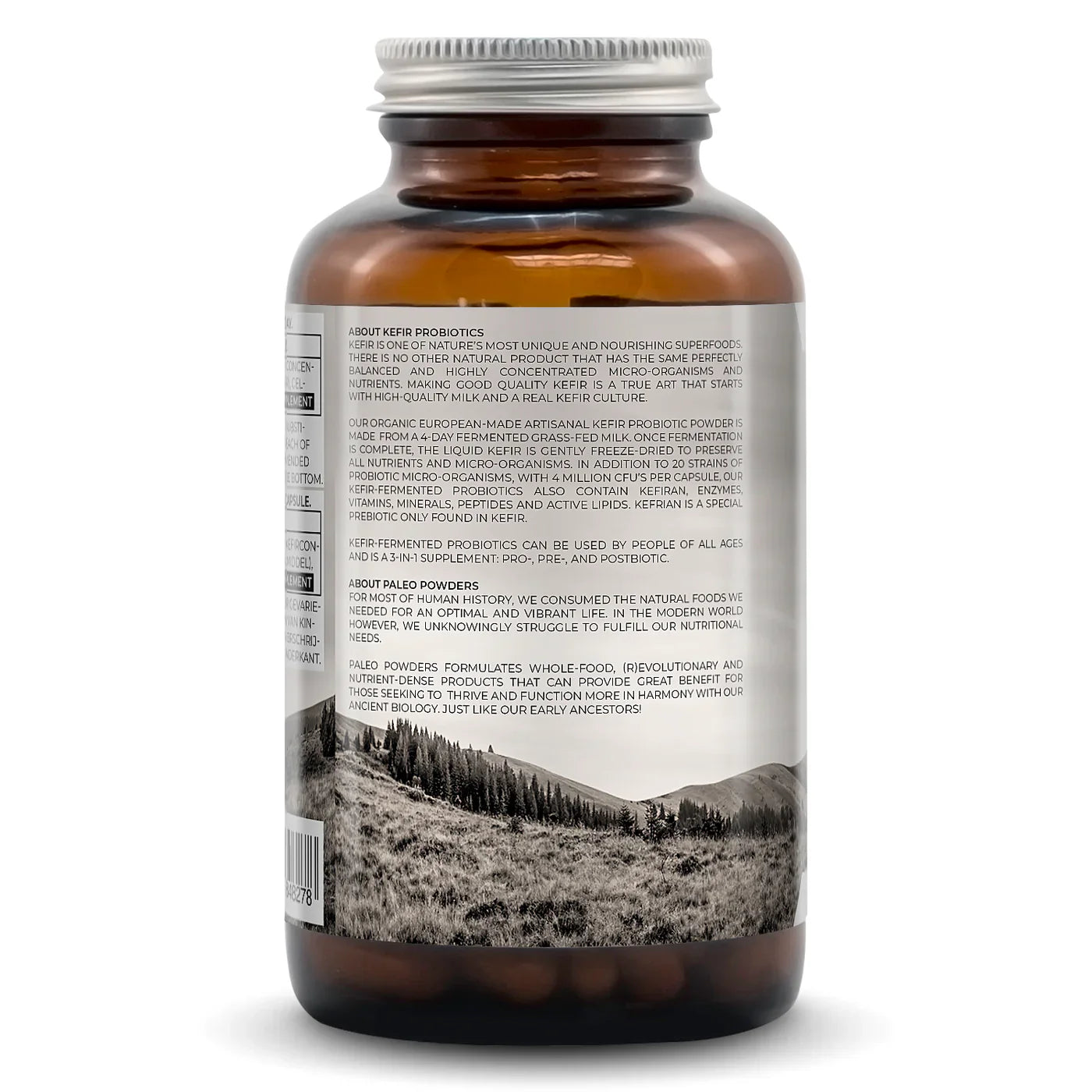 Paleo Probiotics - Organic Kefir Fermented - 120 capsules