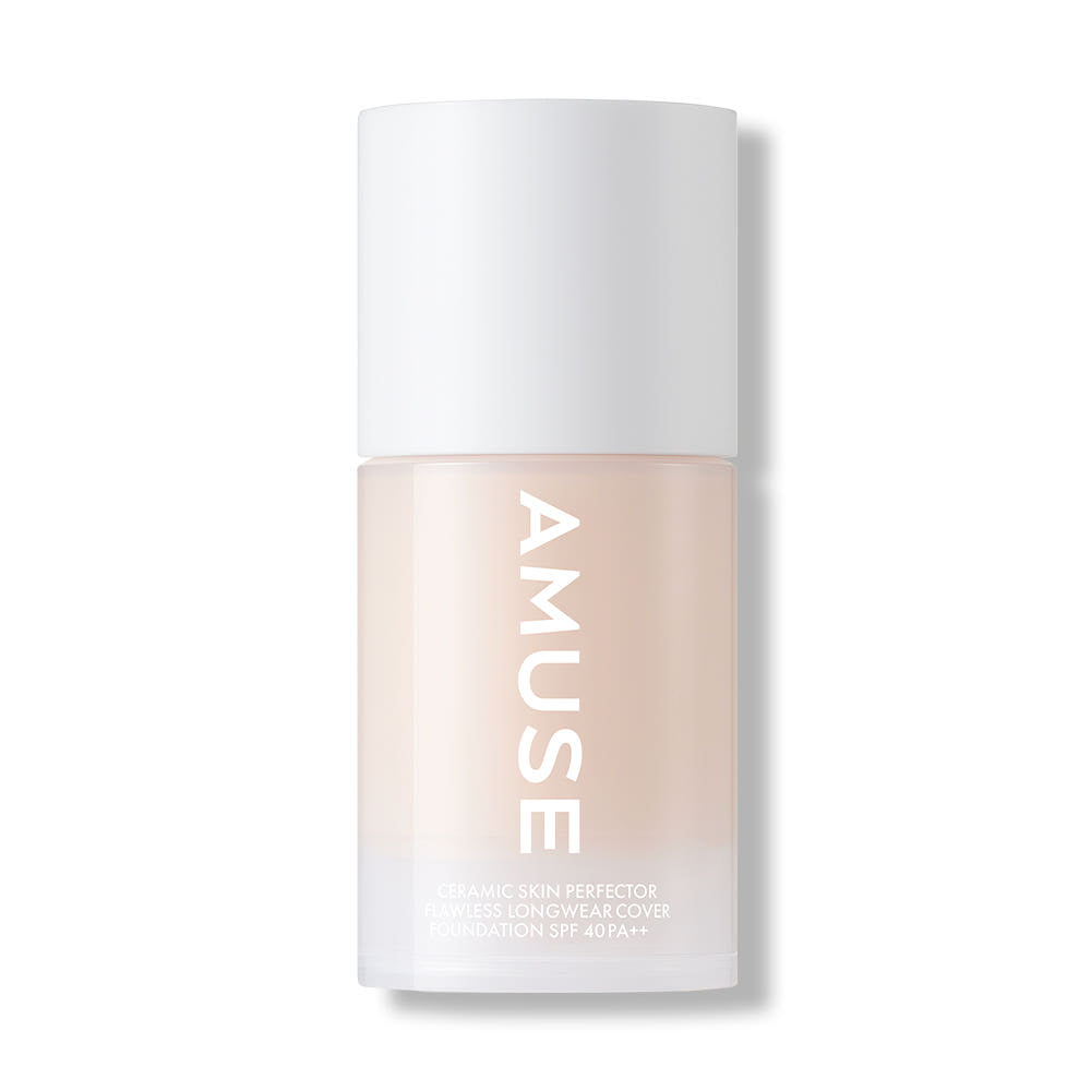 AMUSE Ceramic Skin Perfector Foundation SPF40 PA++ 30ml (4 Colors) - Hubes.no