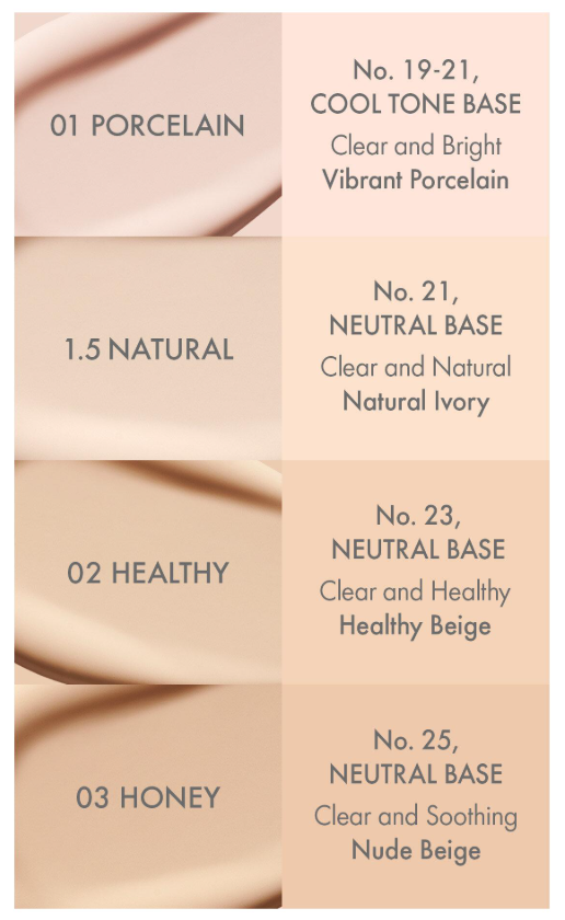 AMUSE Ceramic Skin Perfector Foundation SPF40 PA++ 30ml (4 Colors) - Hubes.no