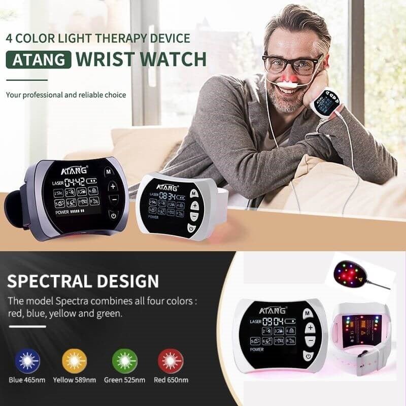 Uno Vita 4 Color Laser (LLLT) therapy Watch