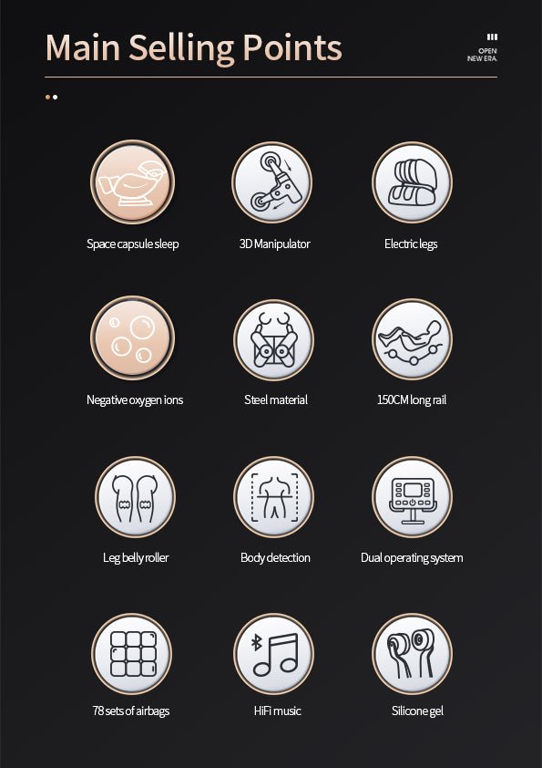 Uno Vita Luxury Zero Gravity Massage Chair